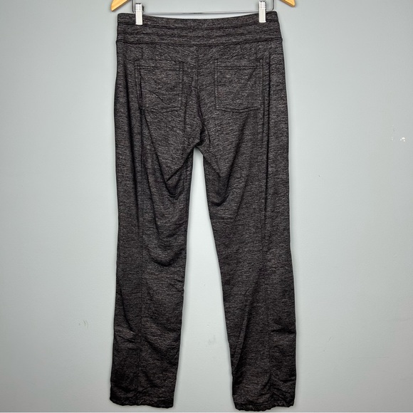 Athleta Quest metro slouch drawstring pull on pants S zip pockets charcoal gray - Picture 4 of 13